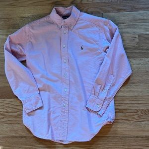 Ralph Lauren Pink Oxford Button-up Shirt (Boy 10)